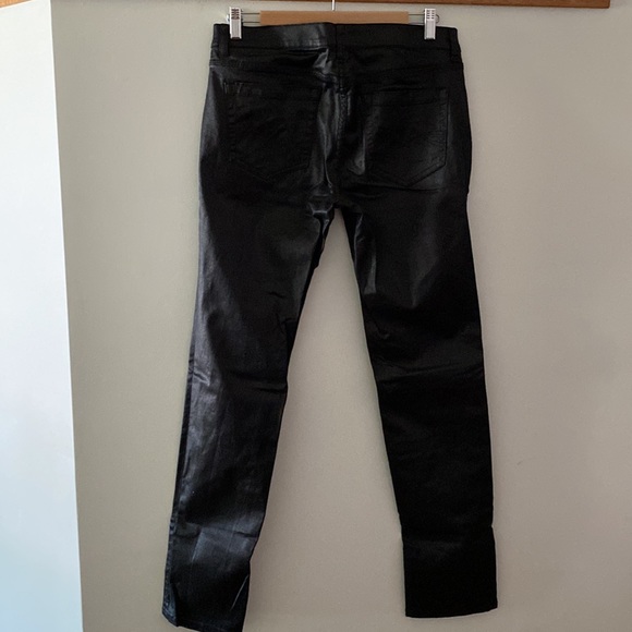 New York & Co shiny black jean - Picture 3 of 3